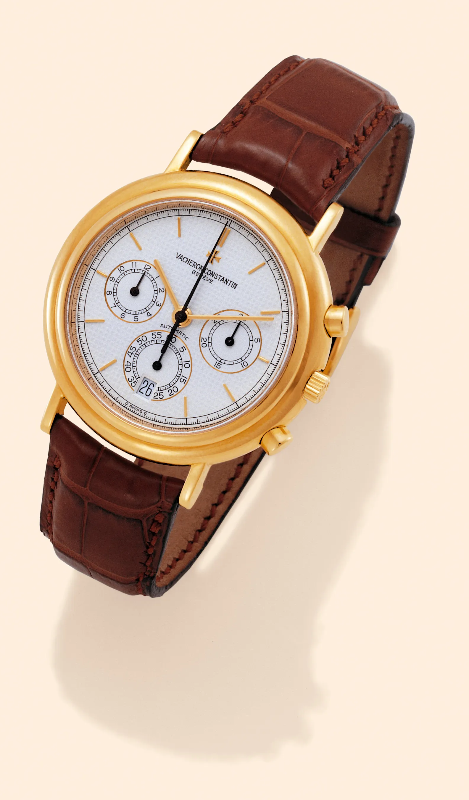 Vacheron Constantin Historiques 49003 38mm Yellow gold Silver