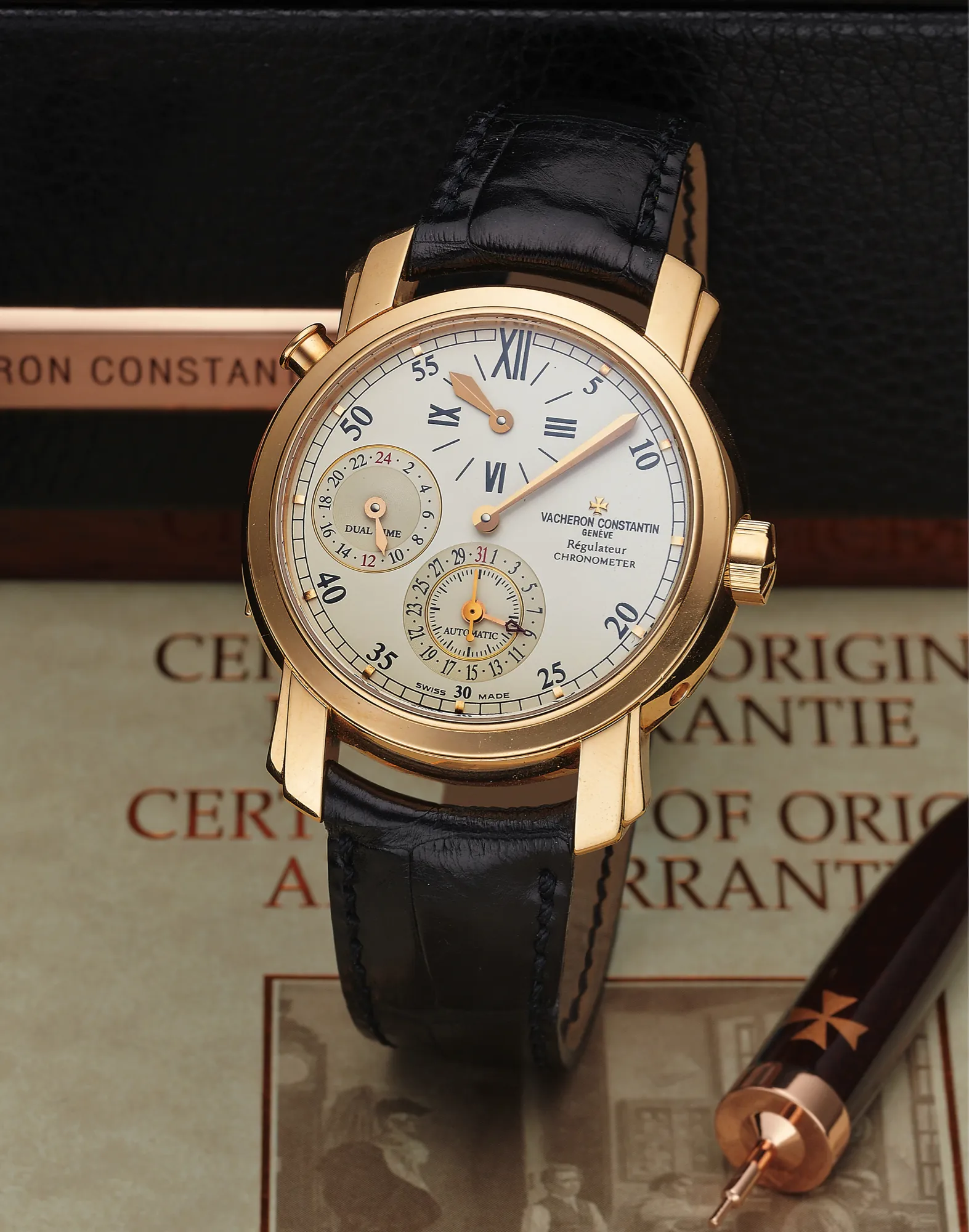 Vacheron Constantin Malte 42005 38mm Rose gold White