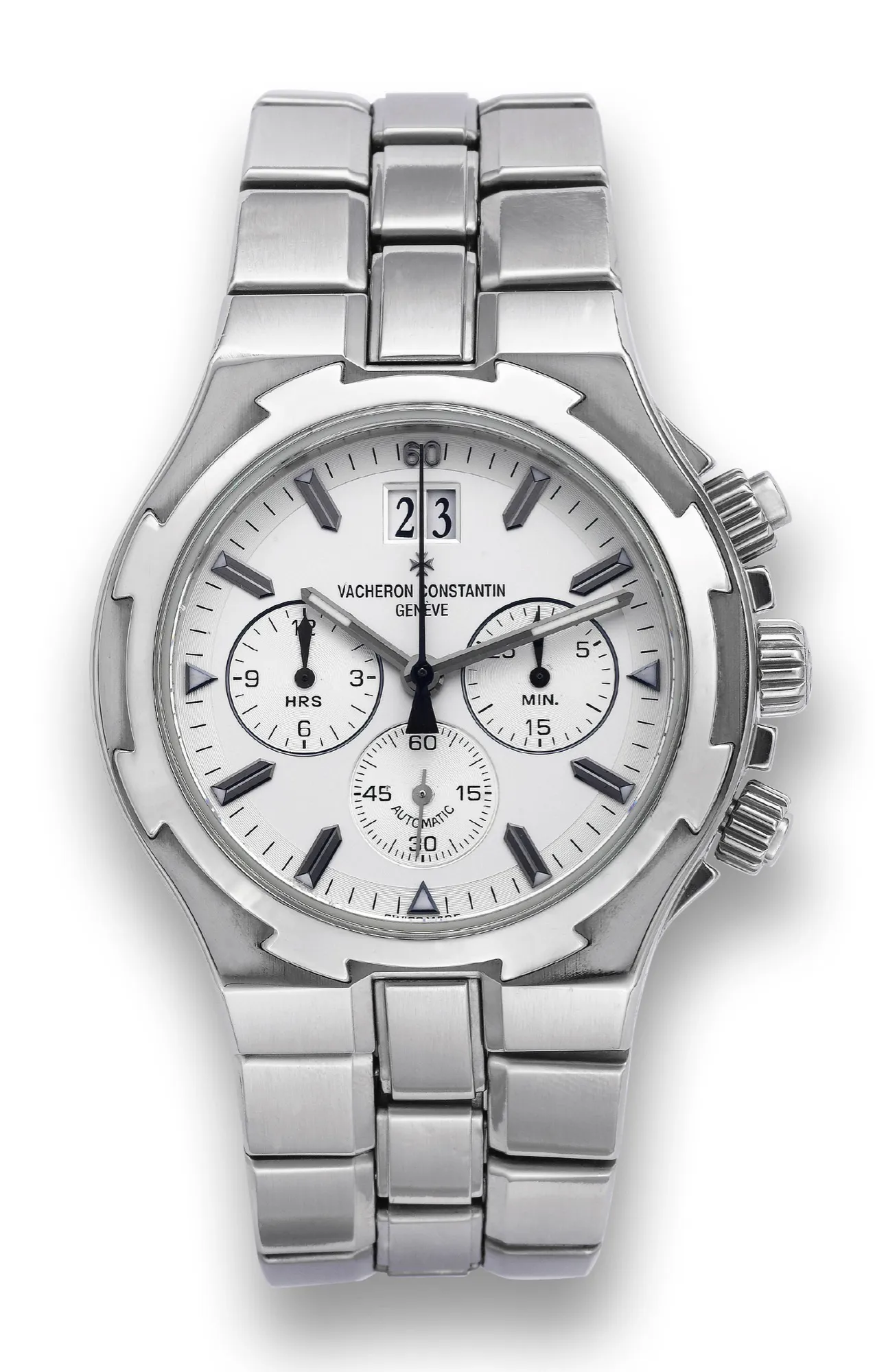 Vacheron Constantin Overseas Chronograph 49140 42mm Stainless steel Silver