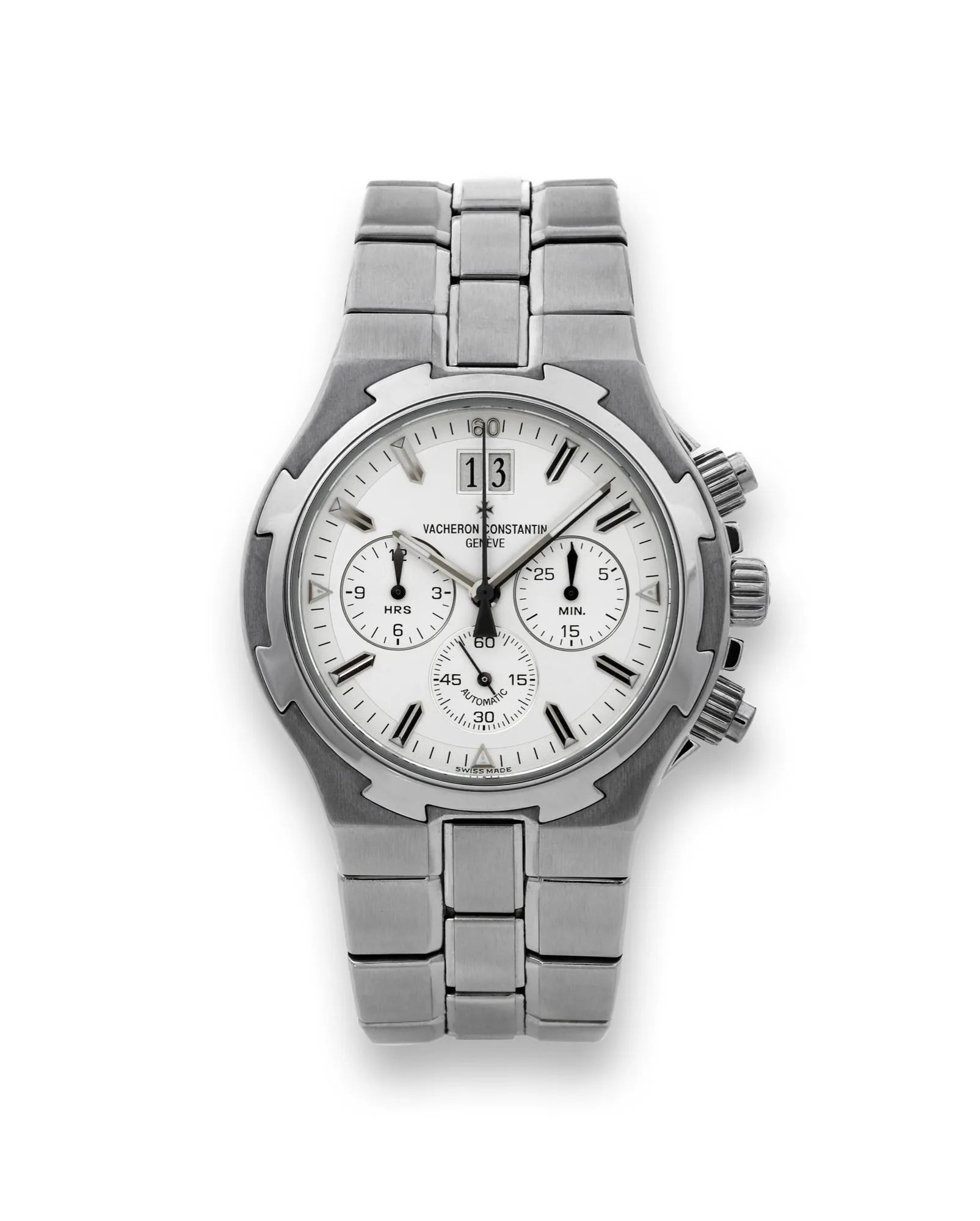 Vacheron Constantin Overseas Chronograph 49140 42mm Stainless steel Silver