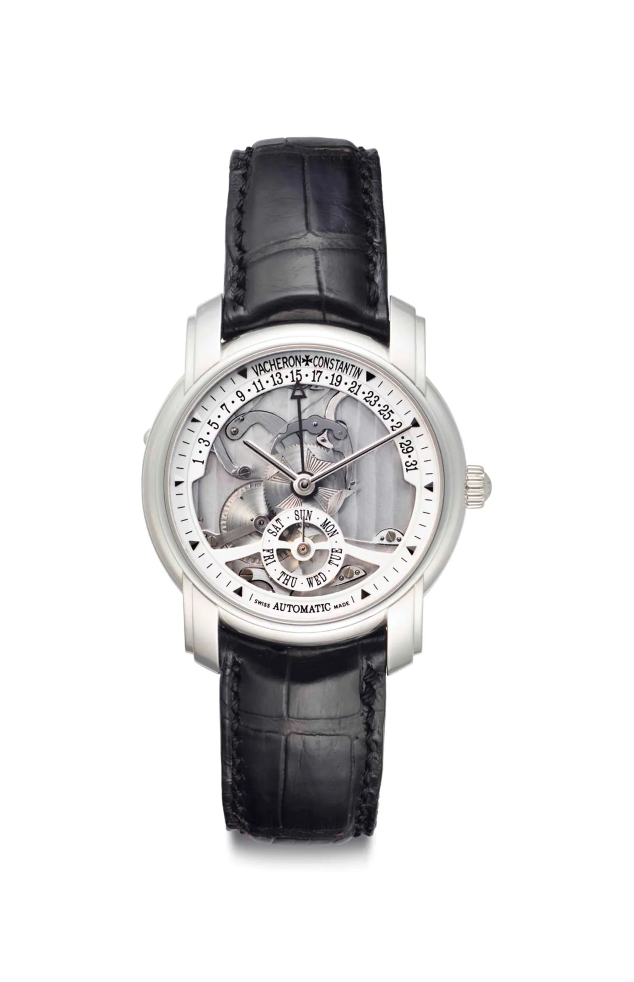 Vacheron Constantin Patrimony 47245 37mm Platinum Silver