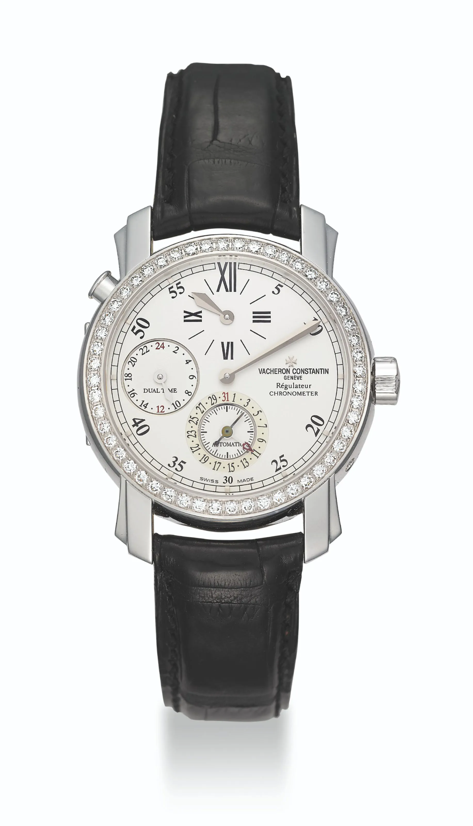 Vacheron Constantin Malte 42005 38mm White gold and Diamond Silvered