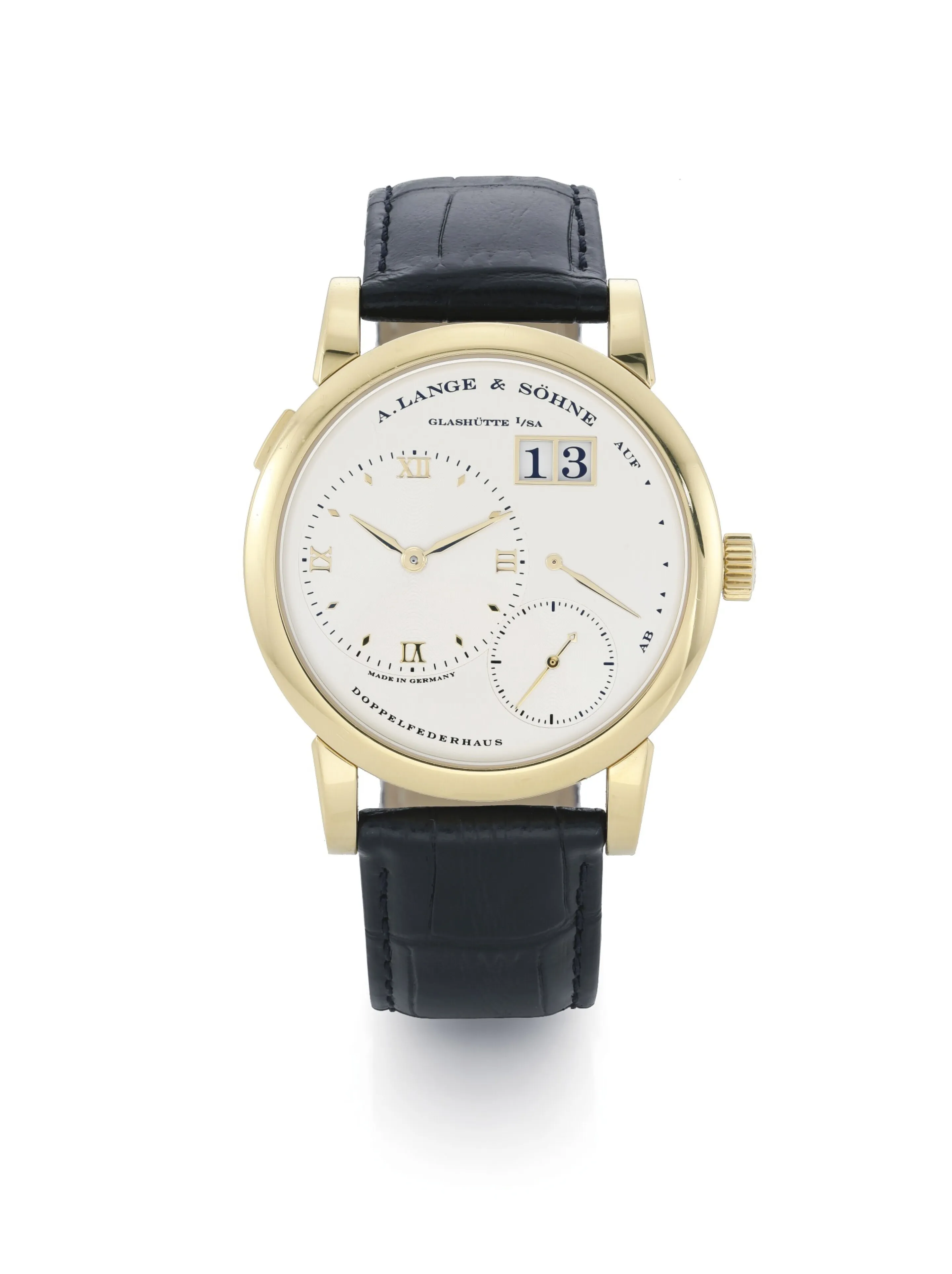 A. Lange & Söhne Lange 1 101.021 38.5mm Yellow gold Silver