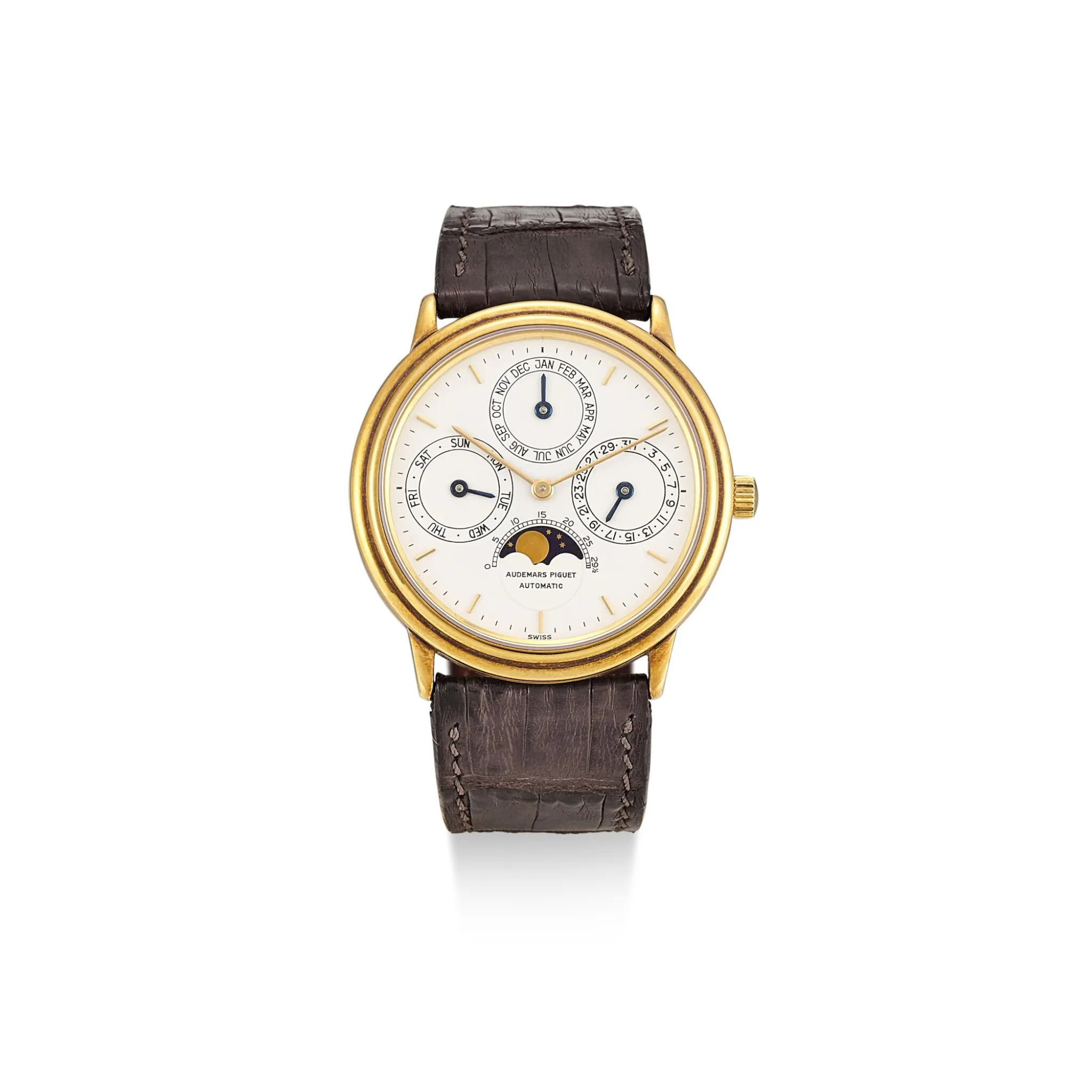 Audemars Piguet Quantiême Perpetual 25657 36mm Yellow gold Silver