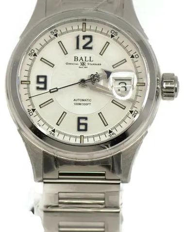 Ball Fireman Racer NM2088C-S2J-WHBK 40mm Stainless steel White