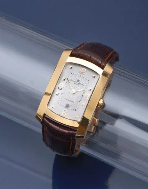 Baume & Mercier Hampton MV045225 26mm Yellow gold Gray