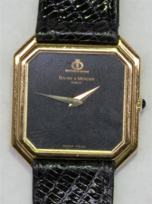 Baume & Mercier Yellow gold Black