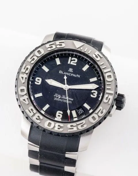 Blancpain Fifty Fathoms 2200-1130-71 40.5mm Stainless steel Black