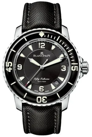 Blancpain Fifty Fathoms 5015-1130-52 45mm Stainless steel Black