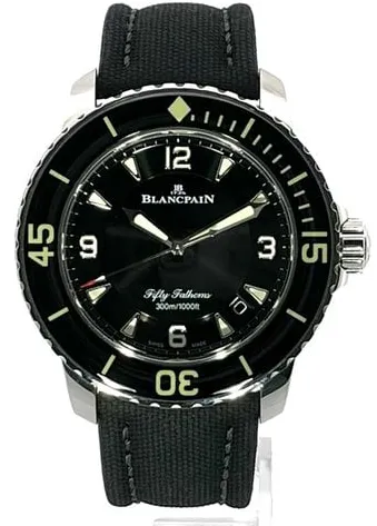 Blancpain Fifty Fathoms 5015-1130-52A 45mm Stainless steel Black