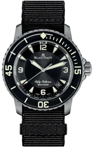 Blancpain Fifty Fathoms 5015-12B30-NABA Titanium Black