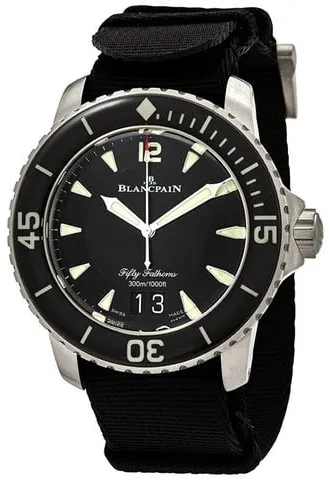 Blancpain Fifty Fathoms 5050-12B30-NABA 45mm Titanium Black