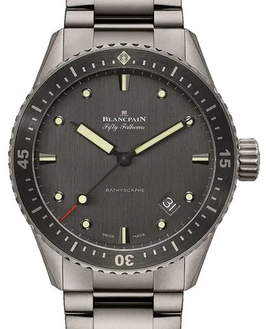 Blancpain Fifty Fathoms Bathyscaphe 5000 1210 98S 43mm Titanium Anthracite