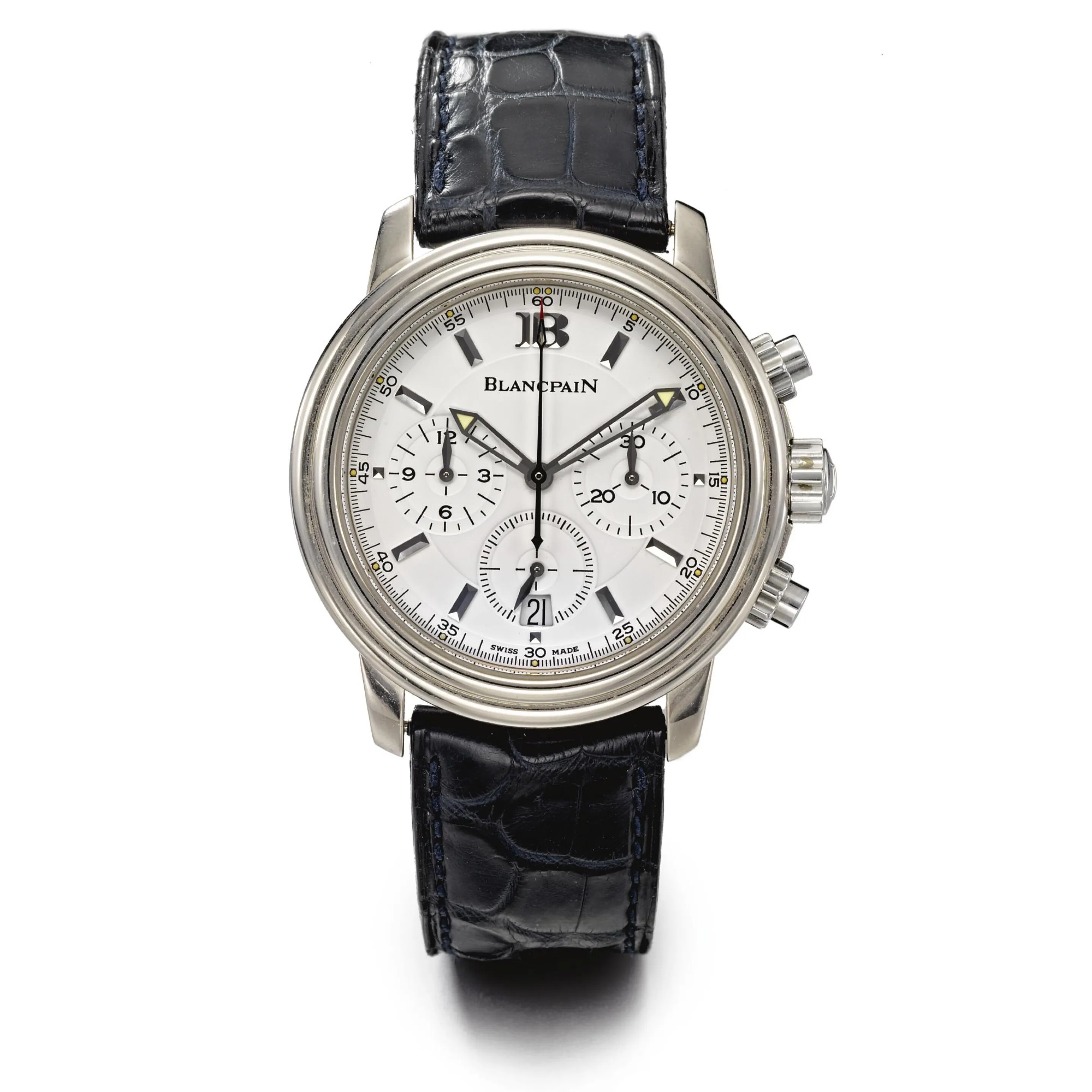 Blancpain Léman 2185 38mm White gold White