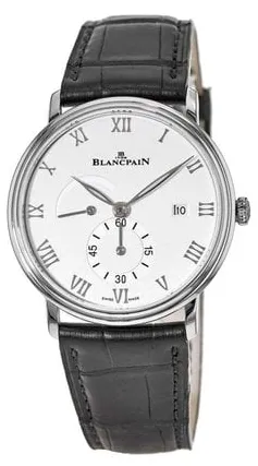 Blancpain Villeret 6606A-1127-55B 40mm Stainless steel White