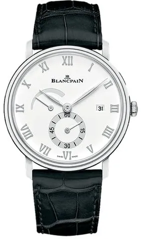 Blancpain Villeret 6606A-1127-55B 40mm Stainless steel White