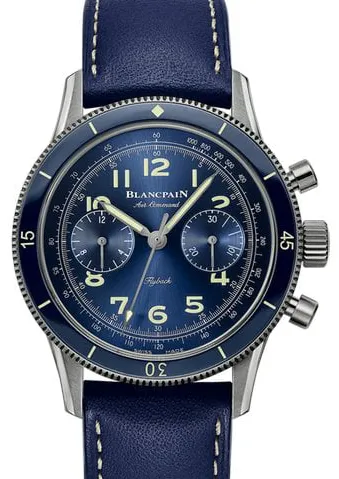 Blancpain Air Command AC02.12B40.63B 42.5mm Titanium Blue