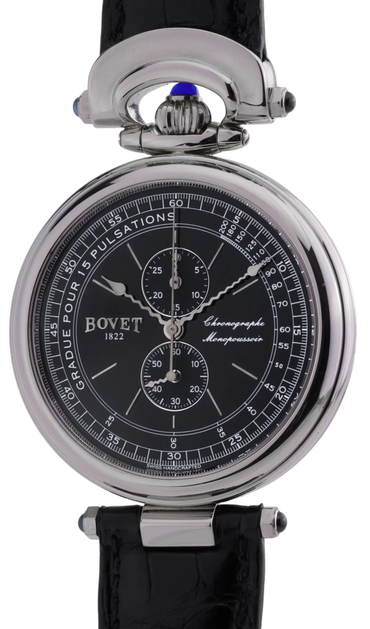 Bovet Chronographer Monopoussoir D819 42mm White gold Black