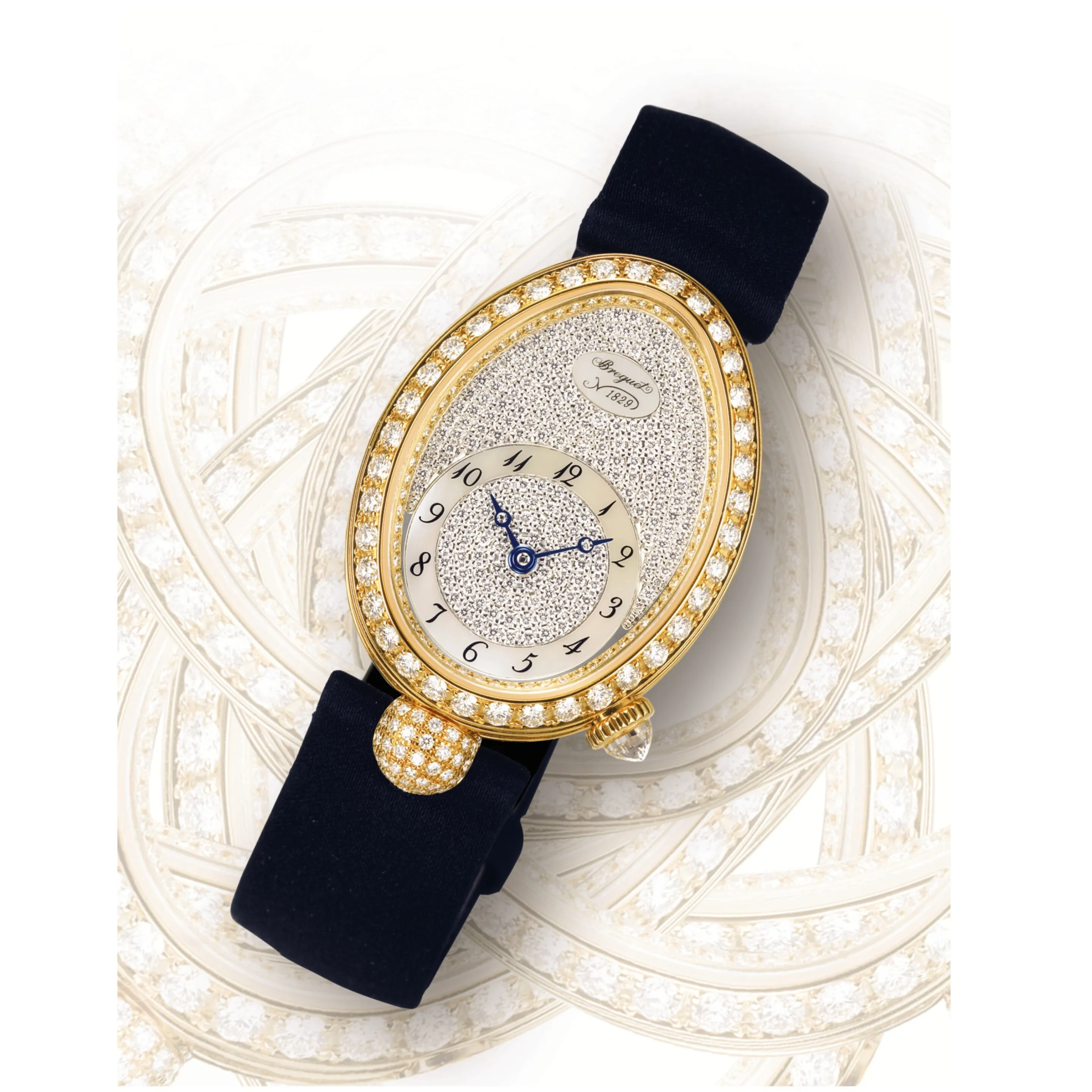 Breguet Reine de Naples 8928 25mm Yellow gold Diamond