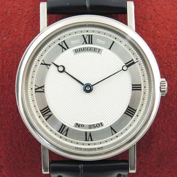 Breguet 3500 33mm White gold Silver 1