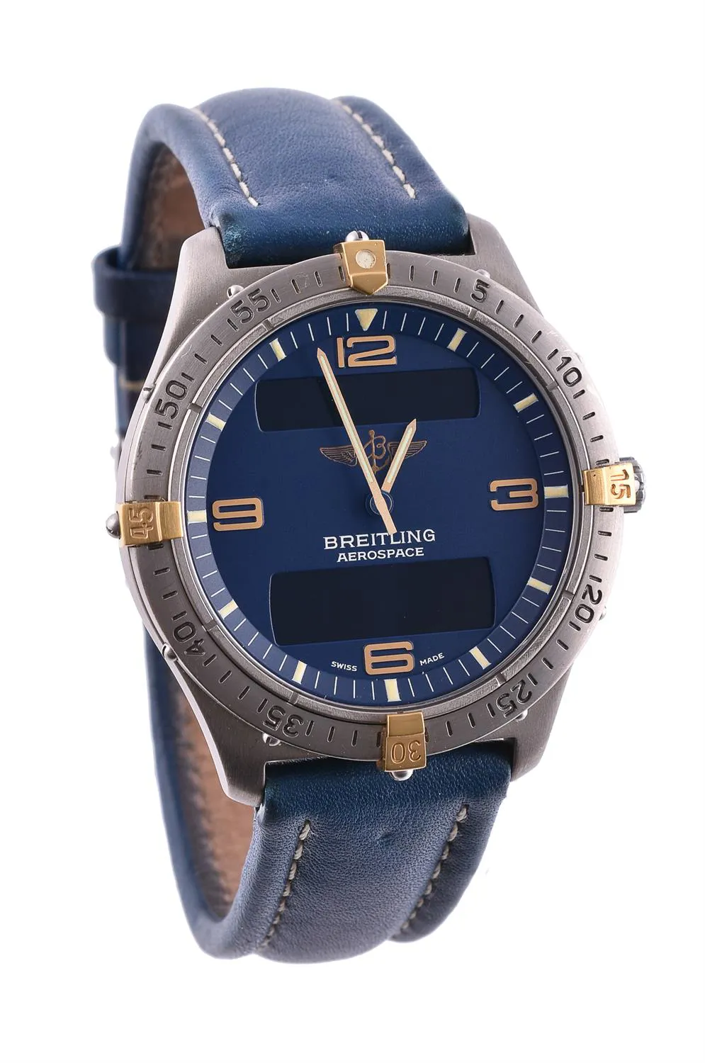 Breitling Aerospace F56062 39mm Titanium Blue