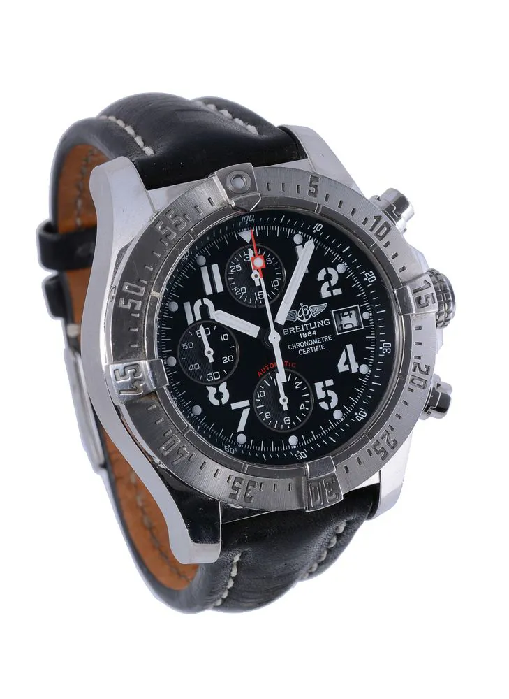 Breitling Avenger A13380 44mm Stainless steel Black