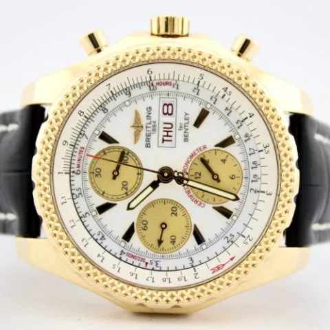 Breitling Bentley K13362 44mm Yellow gold White