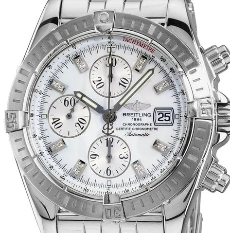 Breitling Chronomat A13356 43mm Steel Mother of pearl