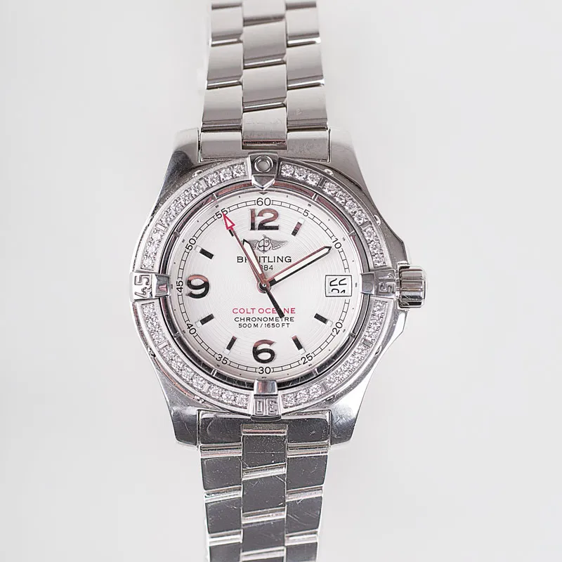 Breitling Colt A77380 33mm Stainless steel White