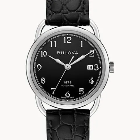 Bulova 96B325 38mm Stainless steel Black