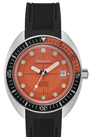 Bulova Archive 96B350 41mm Stainless steel Orange