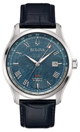 Bulova Wilton 96B385 43mm Stainless steel Blue