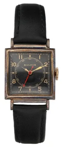 Bulova 24mm Stainless steel Black