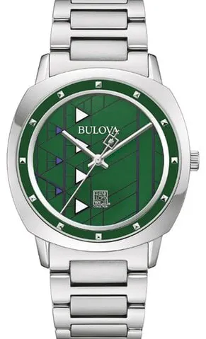 Bulova 96A286 31mm Stainless steel Green