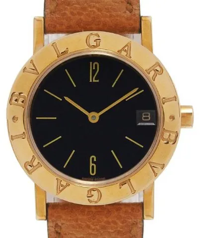 Bulgari Bulgari BB30GL 30mm Yellow gold Black