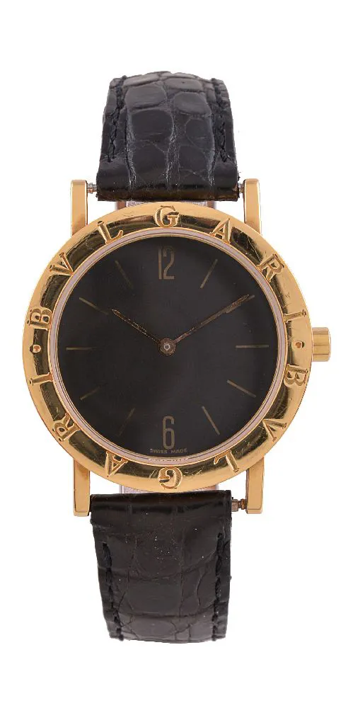 Bulgari Bulgari BB 33 GL 33mm Yellow gold Black