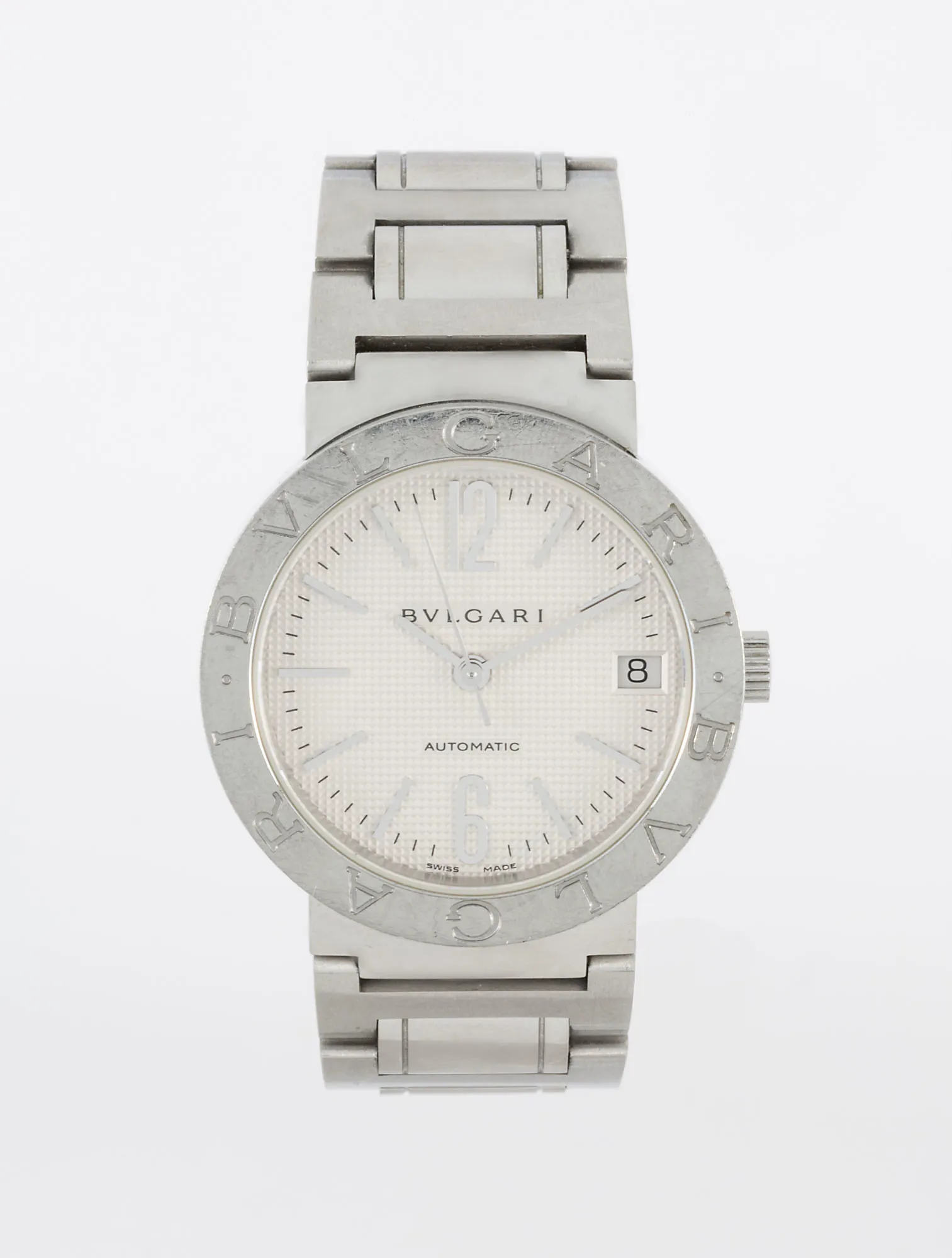 Bulgari Bulgari bb33ssd Platinum and Stainless steel Gray