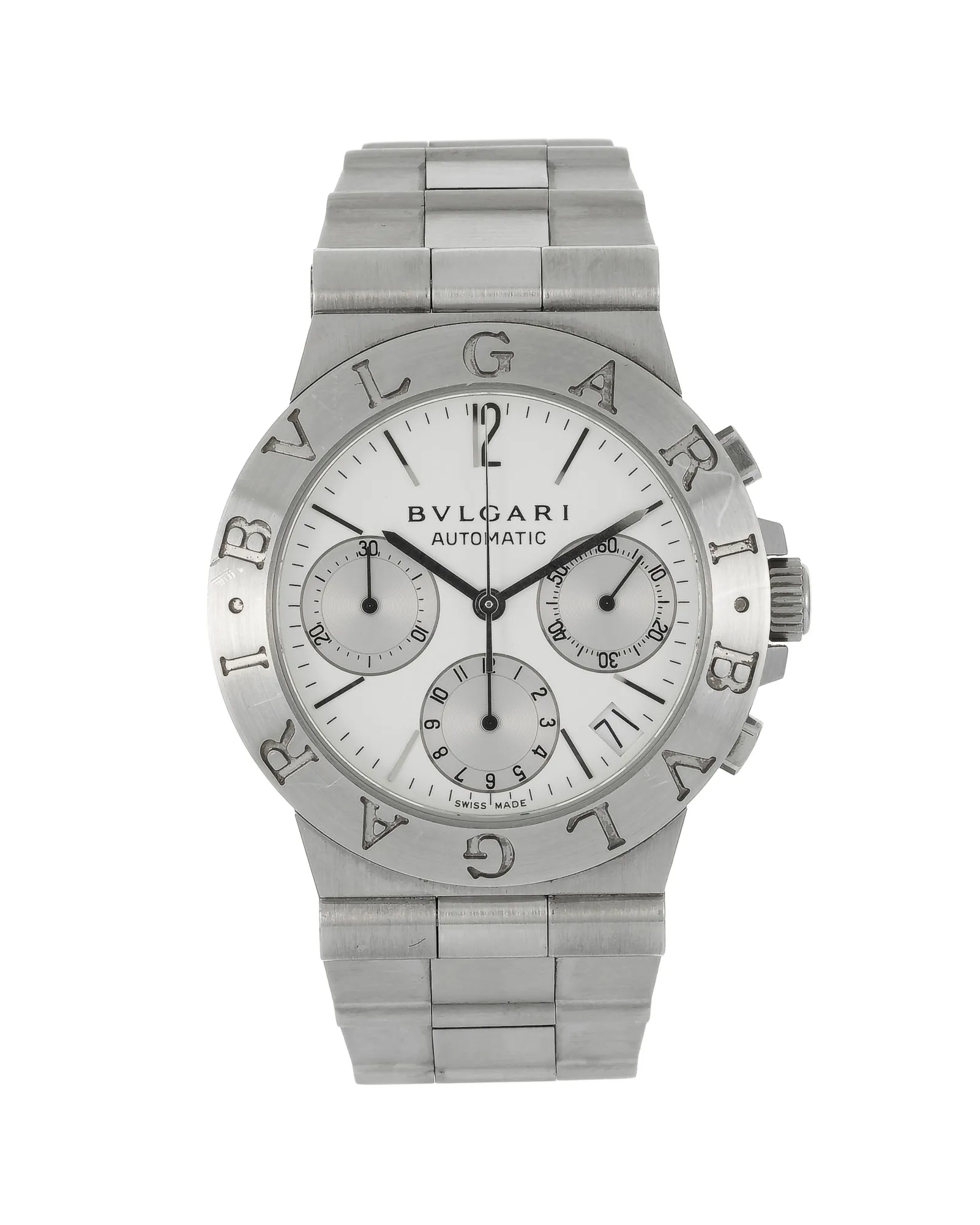 Bulgari Bulgari CH 35 S 35mm Stainless steel White