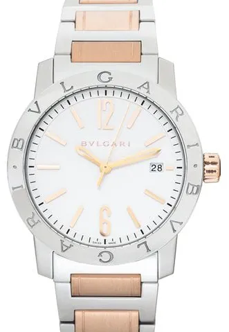 Bulgari Bvlgari Bvlgari 102108 39mm Stainless steel White