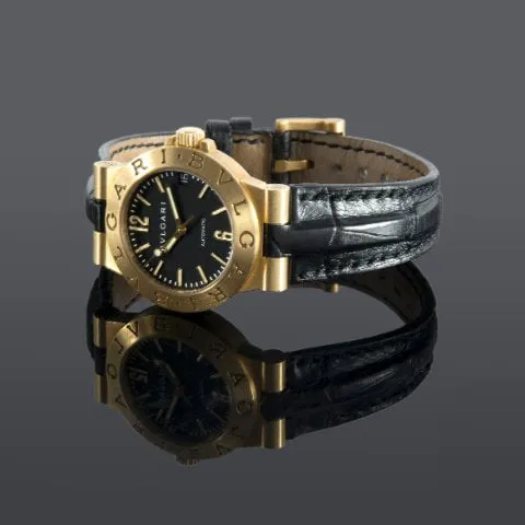 Bulgari Diagono LCV 29 G Yellow gold Black