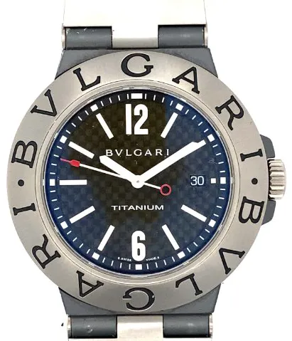 Bulgari Diagono TI 44 TA 44mm Titanium Black