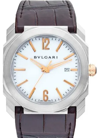 Bulgari Octo 102207 41mm Stainless steel White