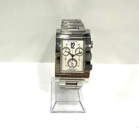 Bulgari Rettangolo RTC 49 S 29mm Stainless steel White