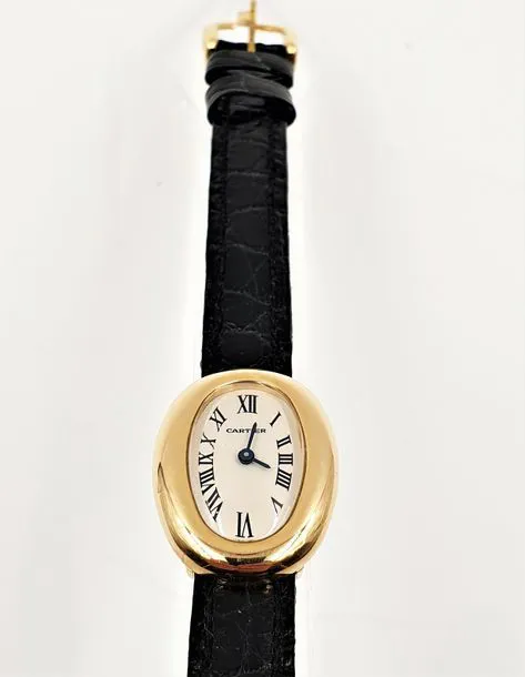 Cartier 1960 17mm Yellow gold Cream