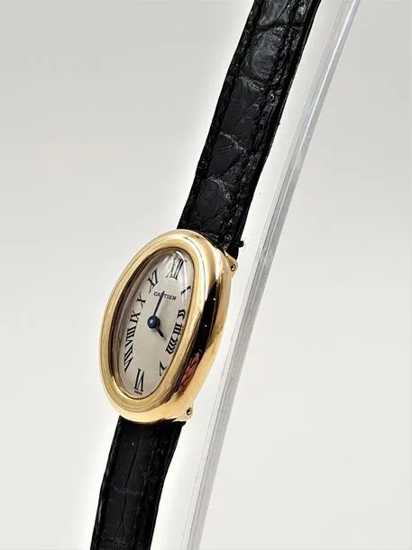 Cartier 1960 17mm Yellow gold Cream 2