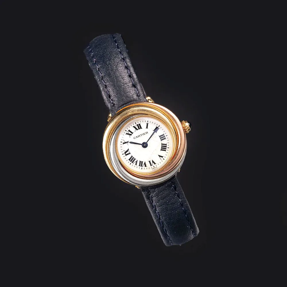 Cartier 2357 27mm Rose gold and Yellow gold Cream