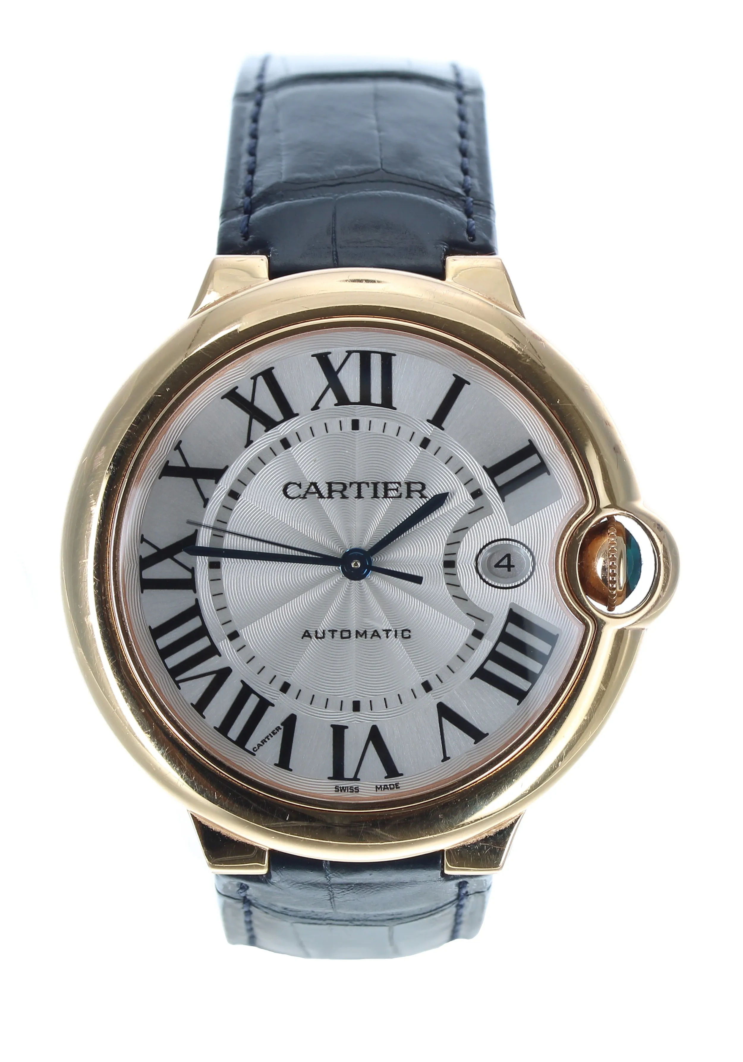 Cartier Ballon Bleu 2999 44mm Rose gold Silver