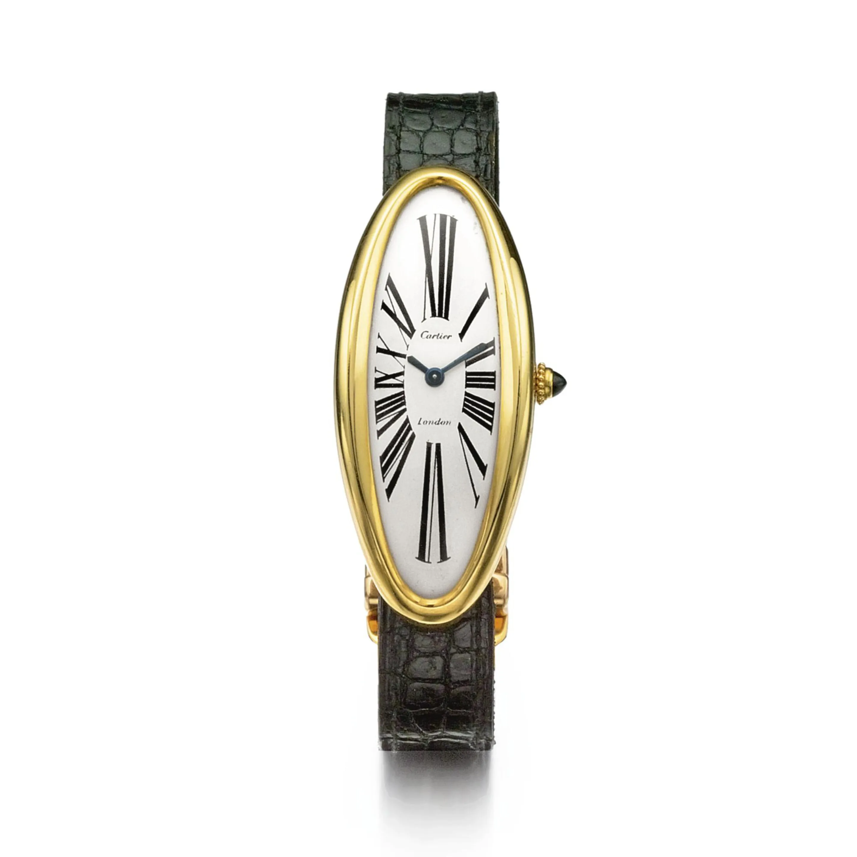 Cartier OVAL 52mm Yellow gold Cream