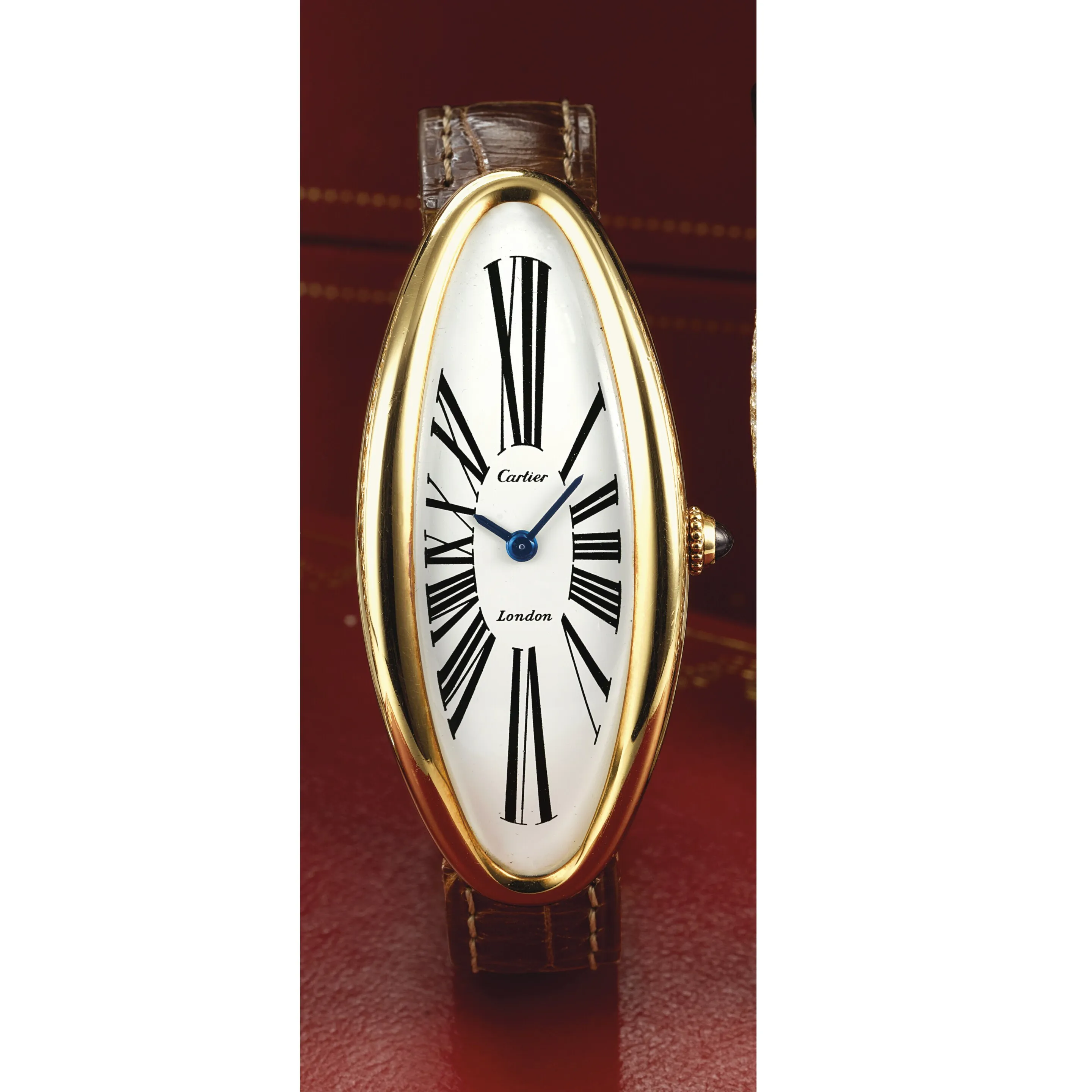 Cartier OVAL 52mm Yellow gold White