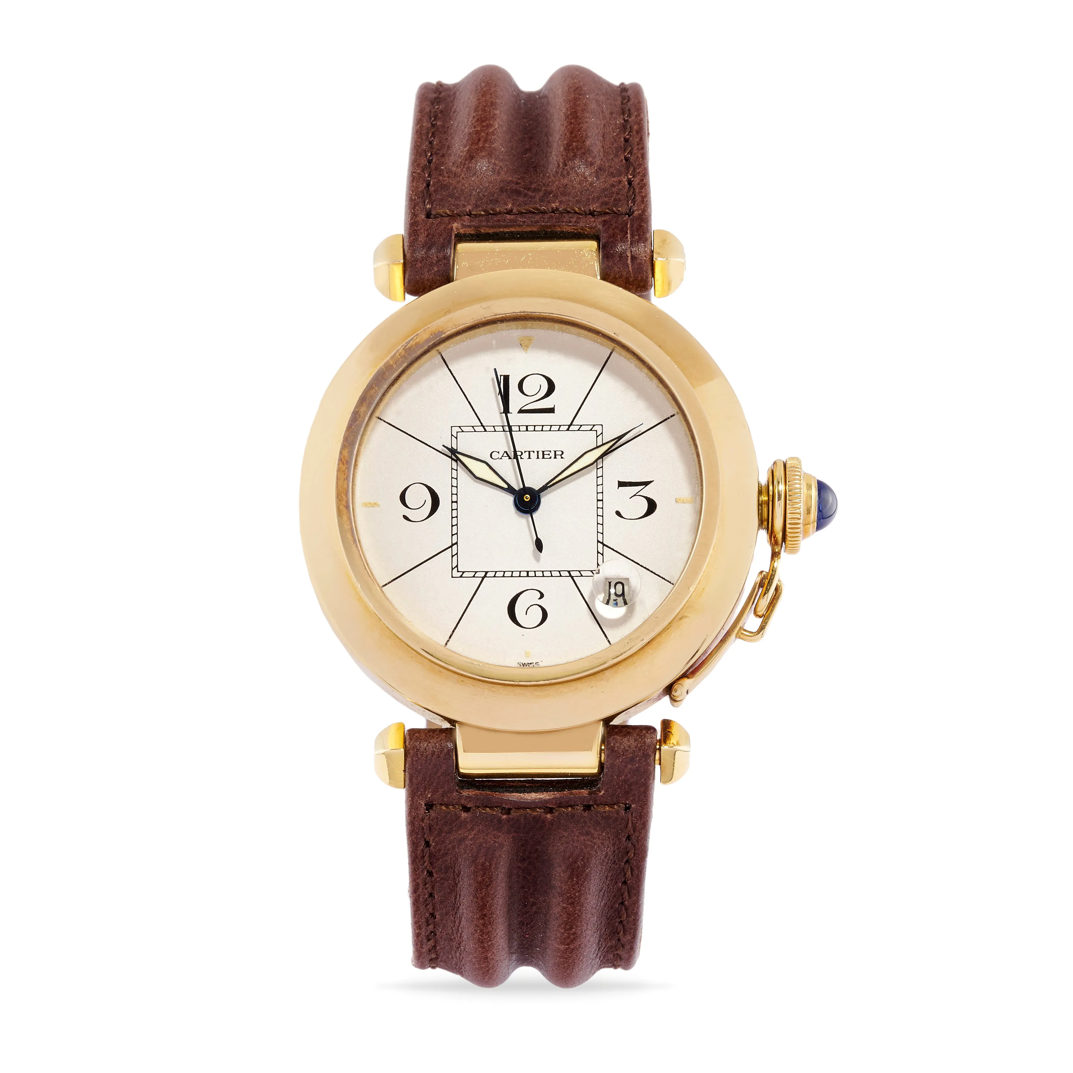 Cartier Pasha 1989 38mm Rose gold White